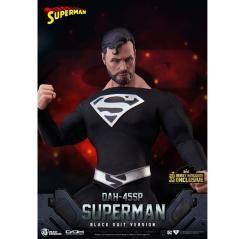 Figura beast kingdom dc comics superman dynamic8h traje negro especial
