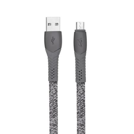 Rivacase ps6100 gr12 micro usb cable 1.2m gris