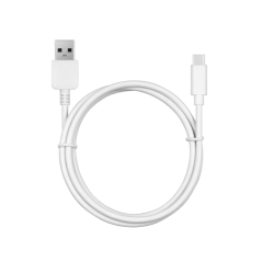 Cable usb-a a usb-c 1m blanco coolbox