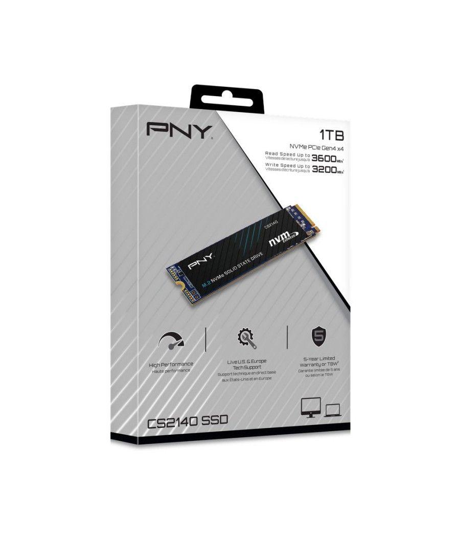 Pny cs2140 ssd 1tb m.2 nvme pcie gen4