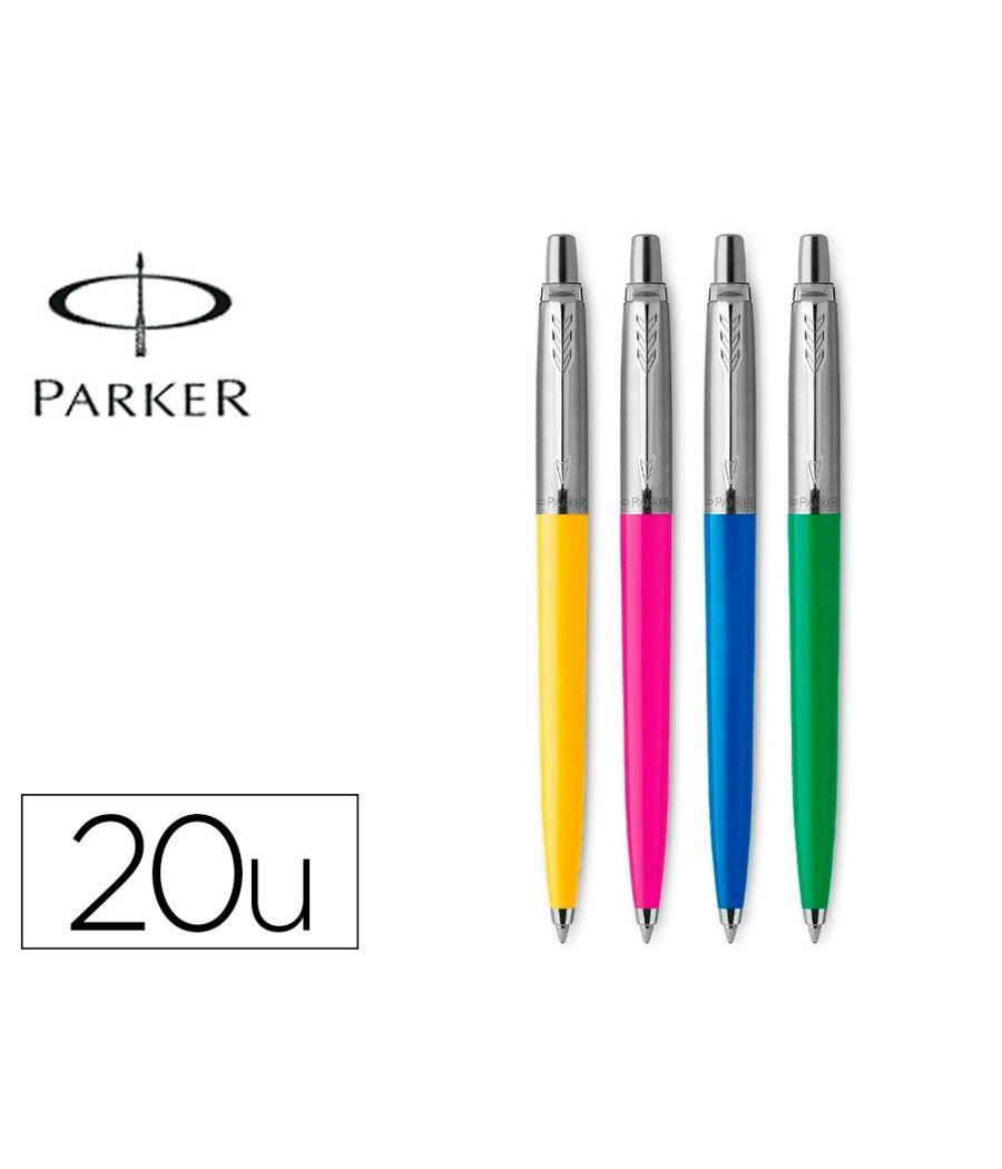 Bolígrafo parker jotter originals años 90 transit lote de 20 unidades colores surtidos