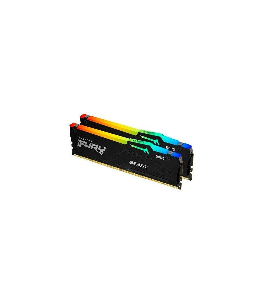 Modulo memoria ram ddr5 32gb 2x16gb 6000mhz kingston fury