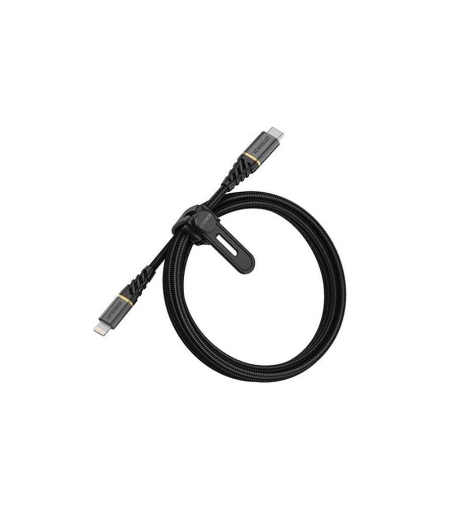 OtterBox Premium Cable USB C-Lightning 1M USB-PD, negro