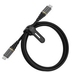 OtterBox Premium Cable USB C-C 2M USB-PD, negro