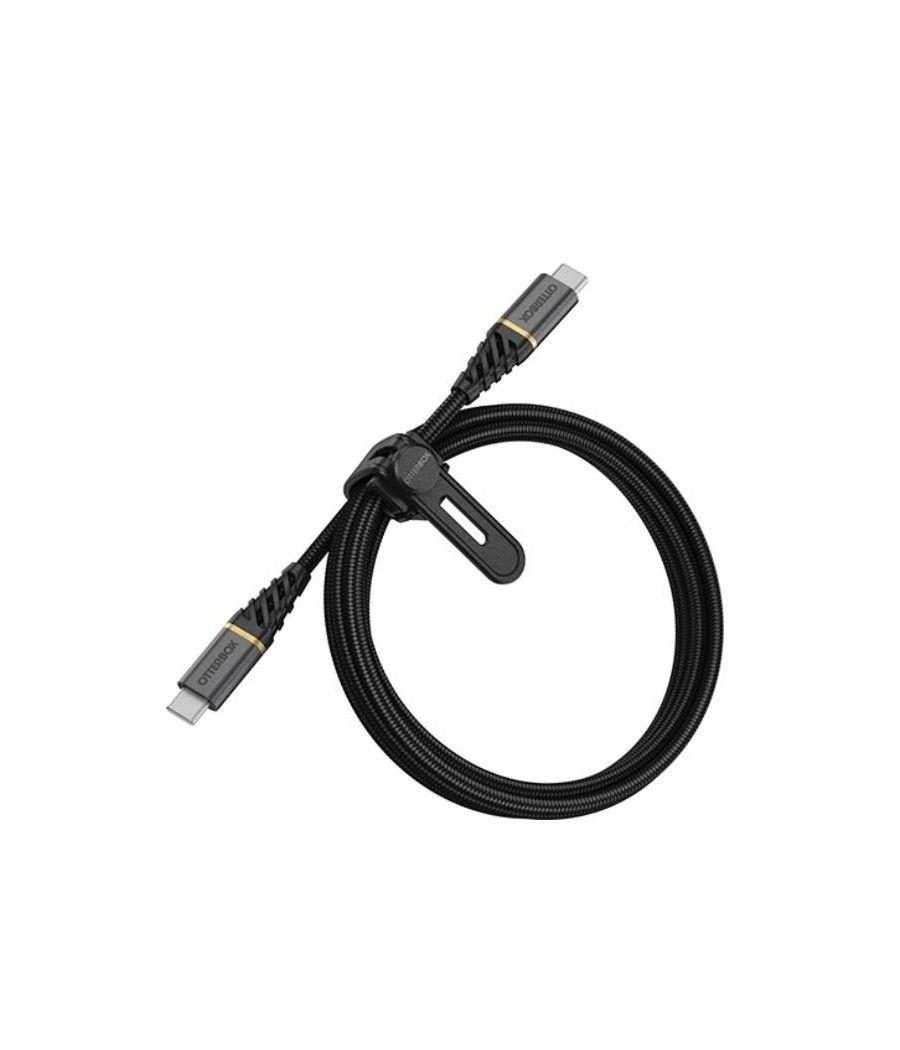OtterBox Premium Cable USB C-C 2M USB-PD, negro