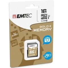 Memoria sd 16gb emtec elite gold 85mb/s sd tamaño sd, no es microsd class