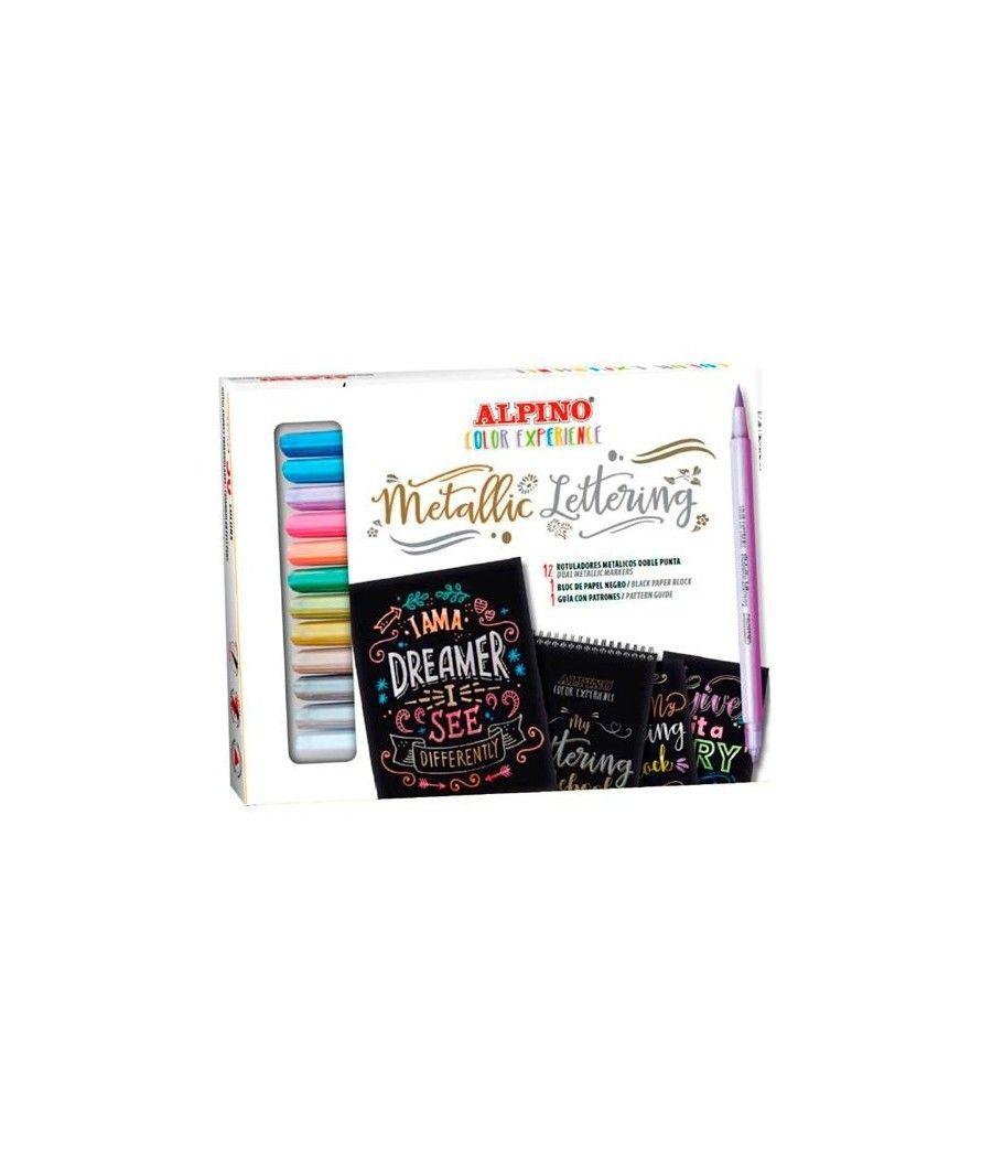 ALPINO Lettering Color Experience Rotulador punta de pincel, 12