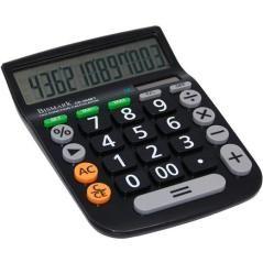 Bismark calculadora cd-2648t 12 dígitos negro