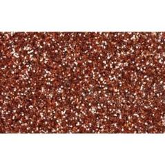 Fama goma eva 50x70cm grosor 2mm glitter castaño pack 10 ud