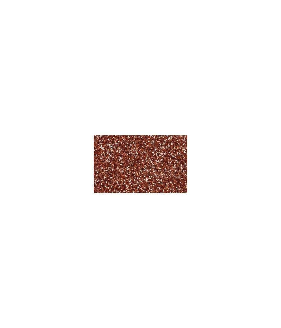 Fama goma eva 50x70 2mm glitter pack 10h castaño