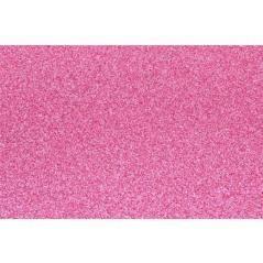 Fama goma eva 50x70cm grosor 2mm glitter rosa pack 10 ud
