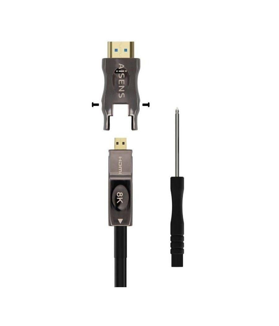 Cable hdmi 2.1 aoc 8k desmontable aisens a153-0648/ hdmi macho / d macho - hdmi macho/ 50m/ negro