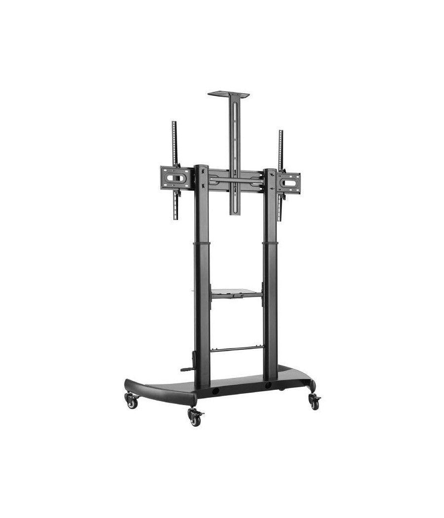 Soporte de pie inclinable con ruedas y manivela aisens ft100te-123 para tv 60-100'/ hasta 100kg
