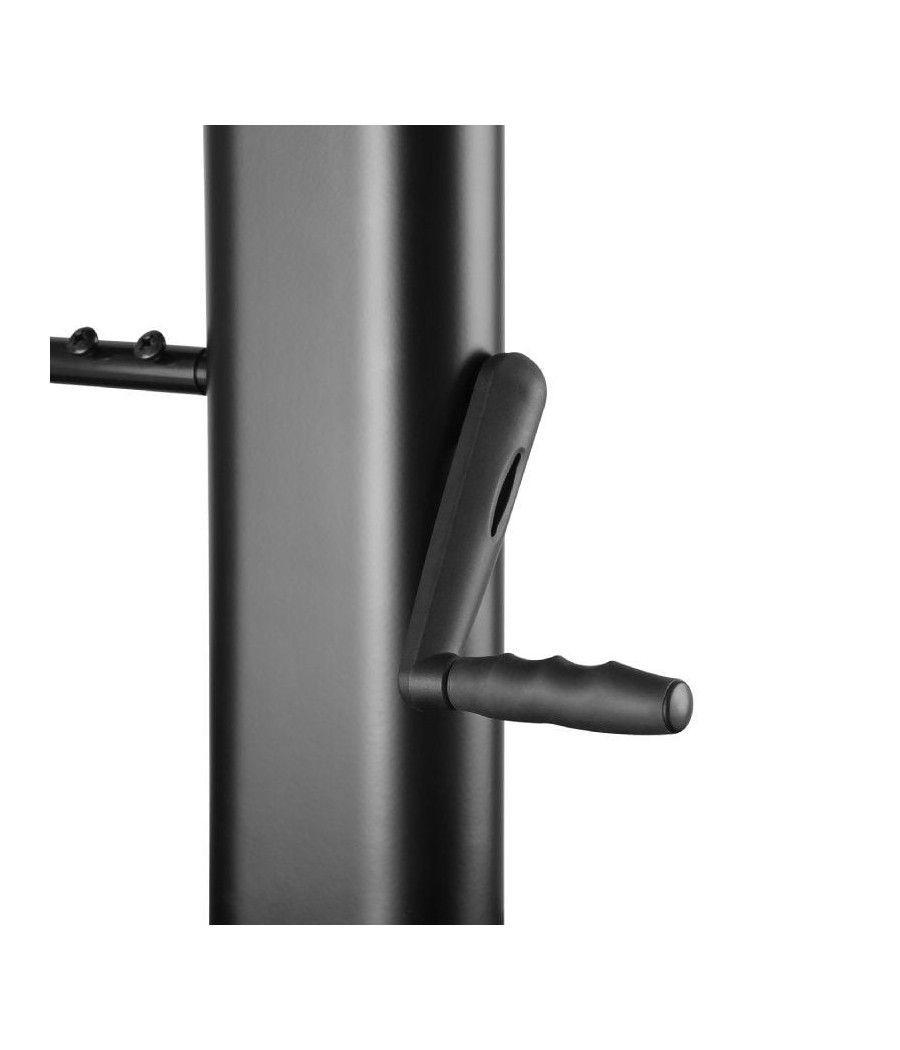 Soporte de pie inclinable con ruedas y manivela aisens ft100te-123 para tv 60-100'/ hasta 100kg