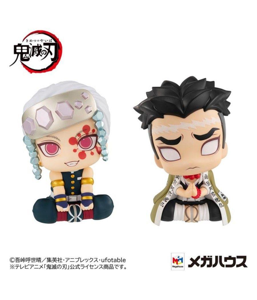 Pack 2 figuras megahouse demon slayer kimetsu no yaiba gyomei uzui