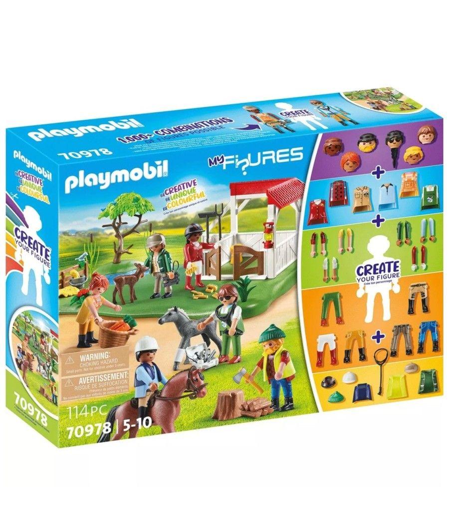 Playmobil my figures : rancho caballos