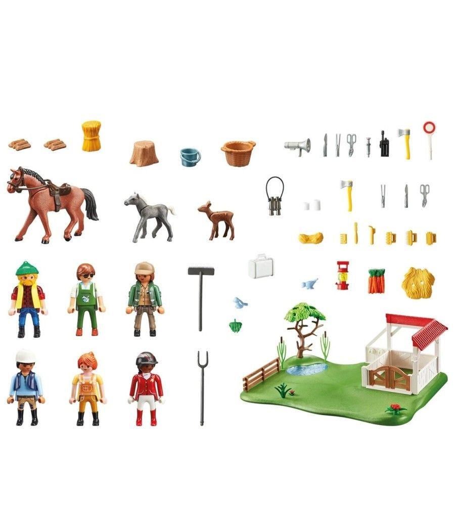 Playmobil my figures : rancho caballos