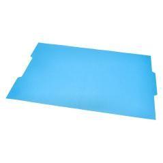 Subcarpeta cartulina liderpapel folio pestaña central 240g/m2 azul pack 50 unidades