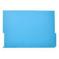 Subcarpeta cartulina liderpapel folio pestaña derecha 240g/m2 azul pack 50 unidades