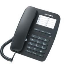 Telefono sobremesa daewoo dtc - 240 - manos libres - transferencia llamada - negro