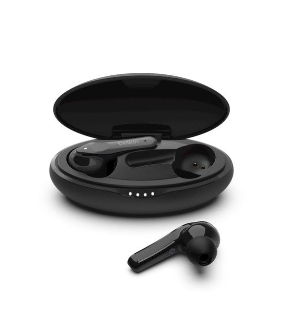 Belkin SOUNDFORM Move Plus Auriculares Inalámbrico Dentro de oído Música Bluetooth Negro - Imagen 1