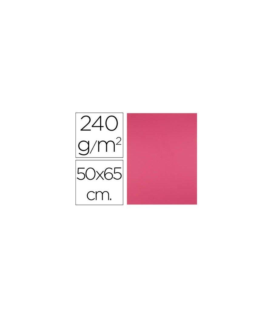 Cartulina liderpapel 50x65 cm 240g/m2 fucsia pack 125 unidades