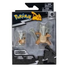 Figura jazwares pokemon multipack evolution doble