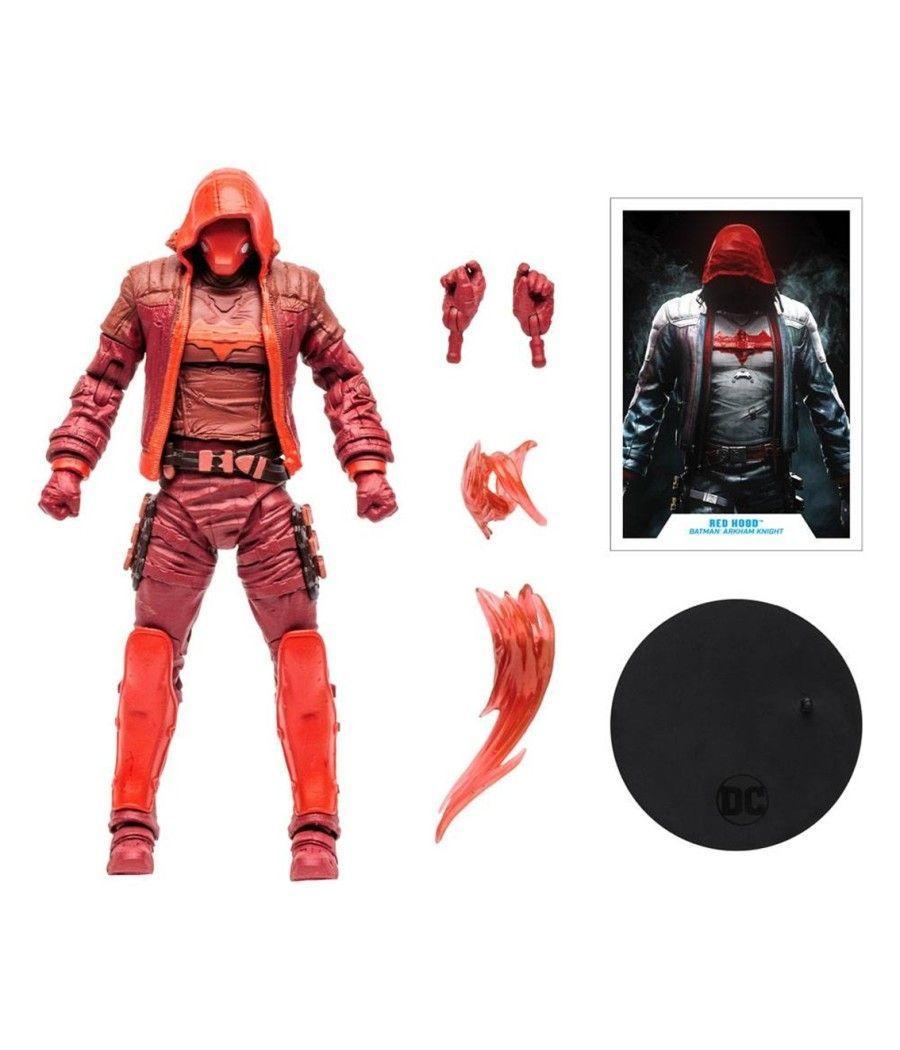 Figura mcfarlane toys dc gaming red hood monochromatic etiqueta dorada