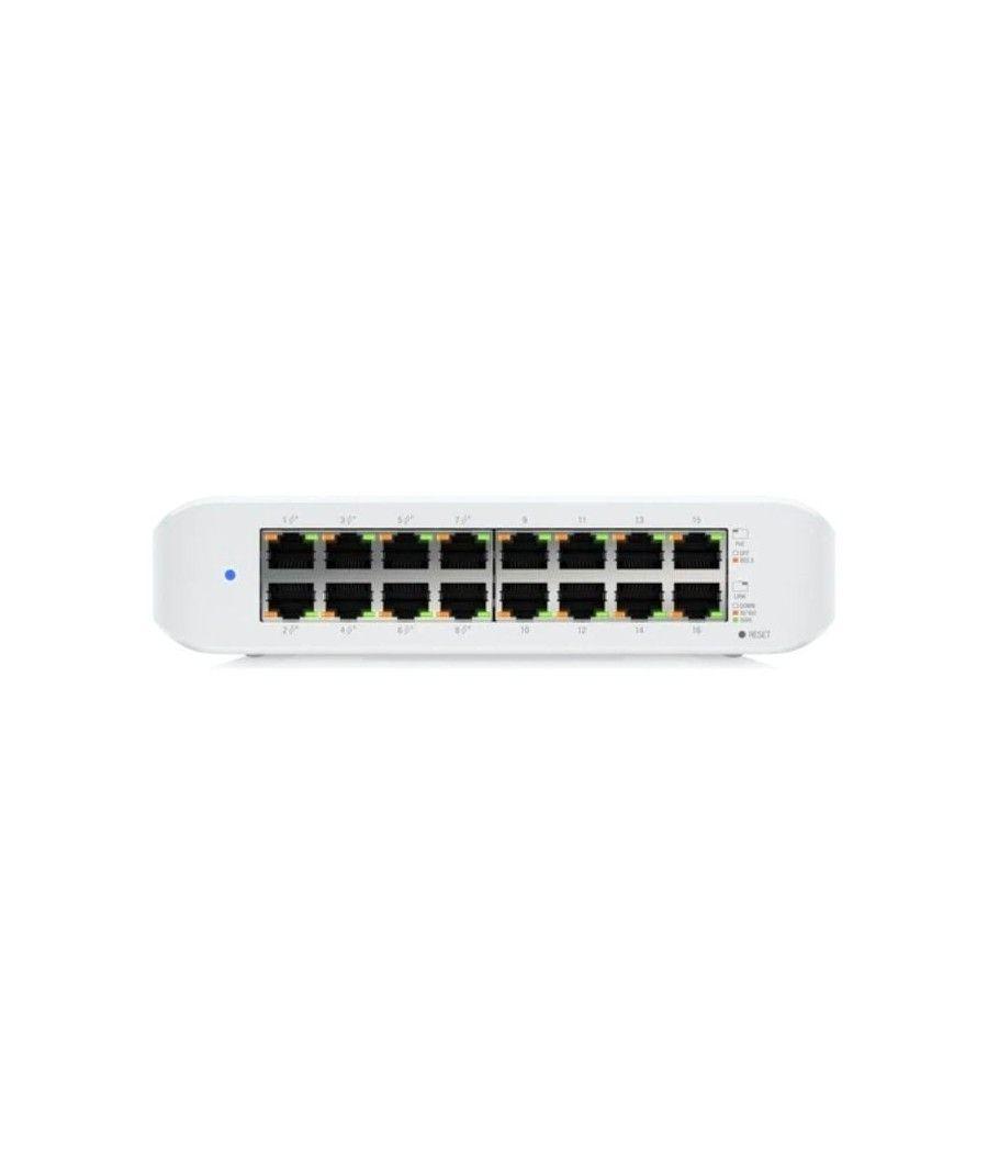 Switch ubiquiti unifi lite usw-lite-16-poe 16 puertos/ rj45 10/100/1000 poe