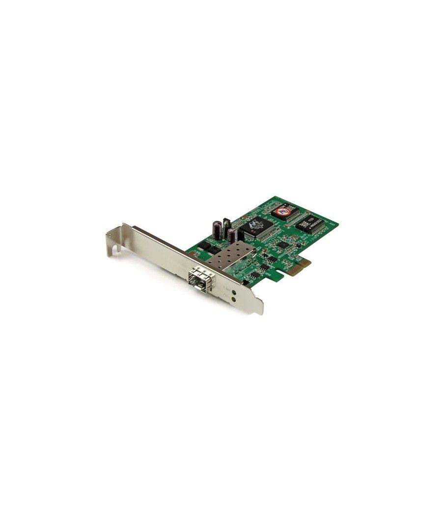 StarTech.com Tarjeta PCI Express Adaptadora de Red Gigabit con 1 Puerto SFP Abierto - NIC Ethernet PCI-E de Fibra - Imagen 1