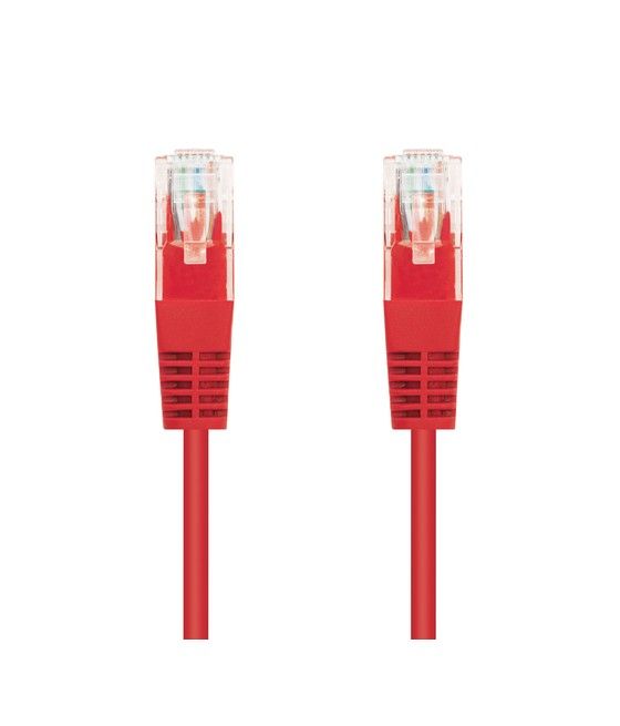 Nanocable 10.20.0100-R cable de red Rojo 0,5 m Cat5e U/UTP (UTP) - Imagen 2