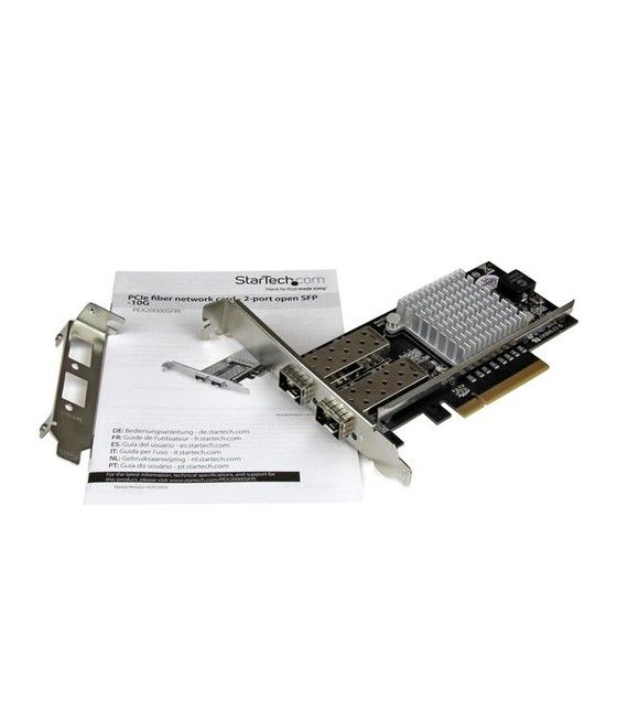 StarTech.com Tarjeta PCI Express de Red de Fibra de 10GB con 2 Puertos de SFP+ Abiertos - Imagen 5