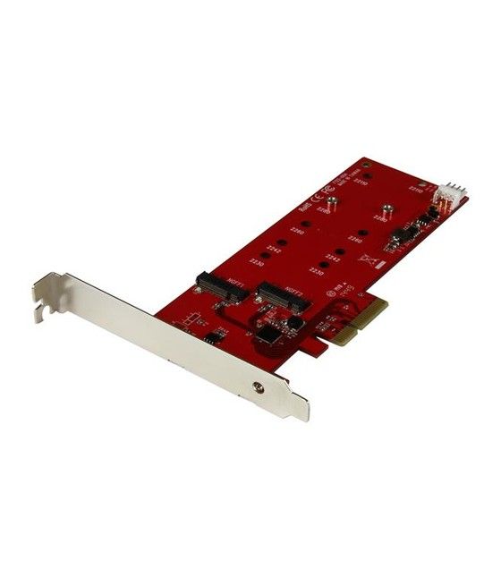 StarTech.com Tarjeta Controladora M.2 PCI Express para 2 SSD - Imagen 1