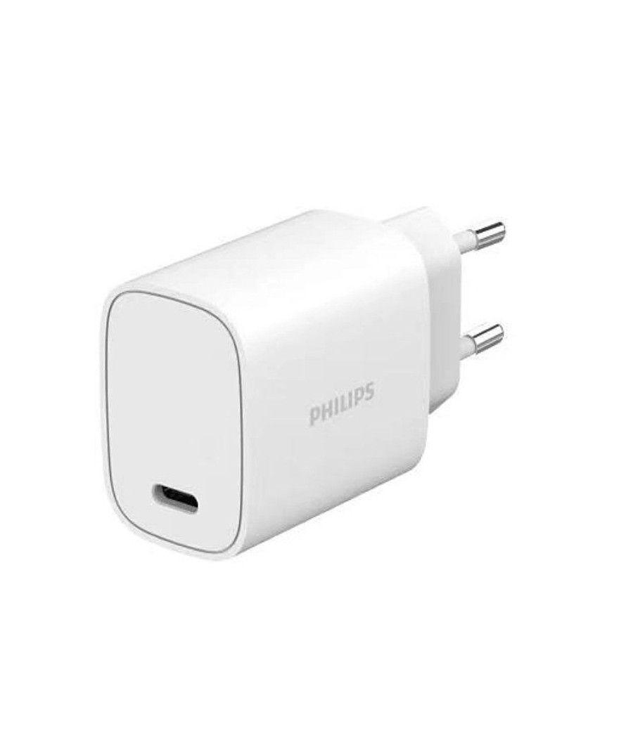 Cargador de pared philips dlp4329c/ 1xusb/ 20 w