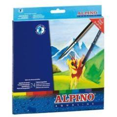 Alpino estuche 24 lápices de colores aqualine acuarelables 175mm
