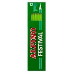 Alpino caja 12 lápices de color festival verde claro