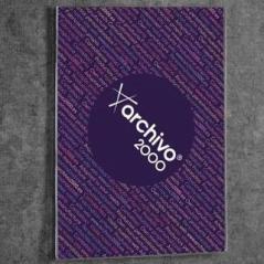 Archivo 2000 expositor mural con adhesivo din a5 vertical 150x210mm cristal transparente