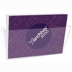 Archivo 2000 portadocumentos mural con 1 compartimento din a4 horizontal 80x365x180 mm