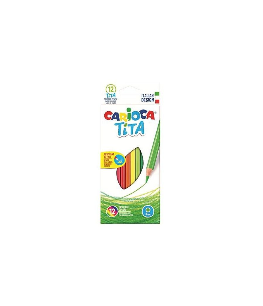 Carioca lápices de colores tita - caja de 12