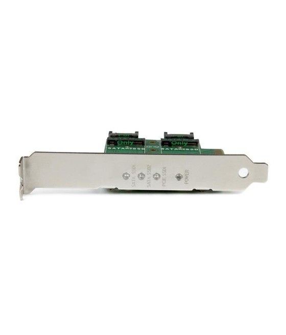 StarTech.com Tarjeta Adaptadora PCI Express 3.0 de 3 Puertos M.2 para SSD - 1x NVMe - 2x SATA III - Imagen 4