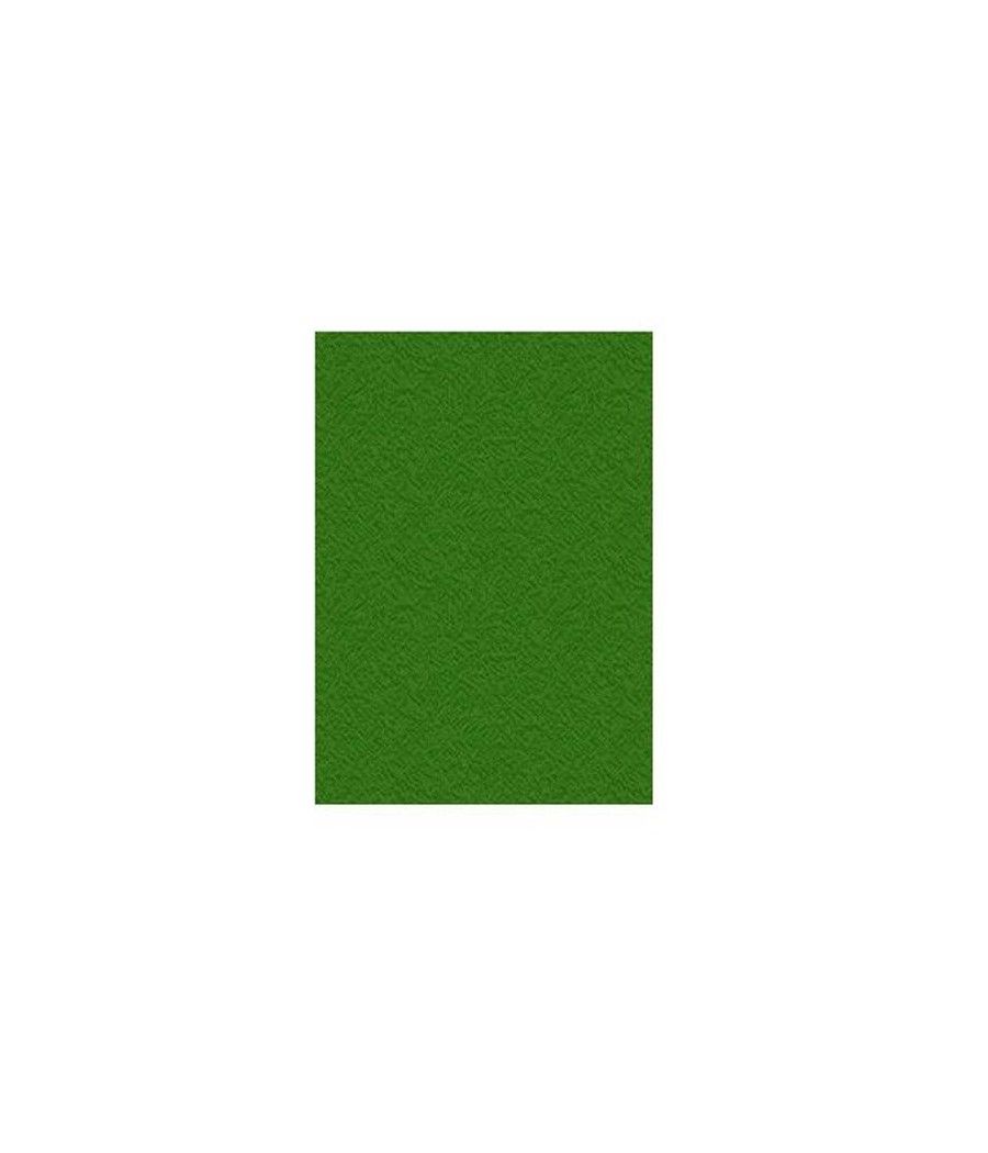 Displast tapas encuadernación carton cofrado 900gr a4 color verde -paquete 50u-