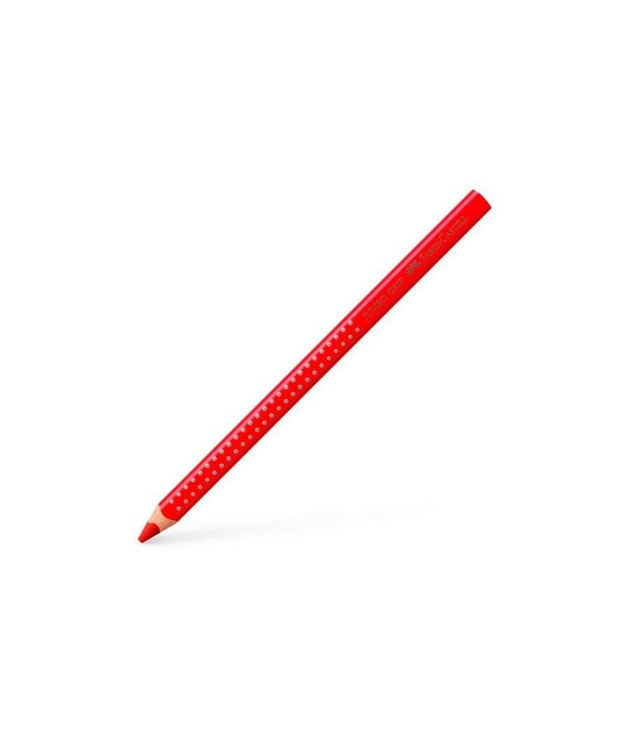 Faber castell lápices de colores jumbo grip rojo pack 12 unidades