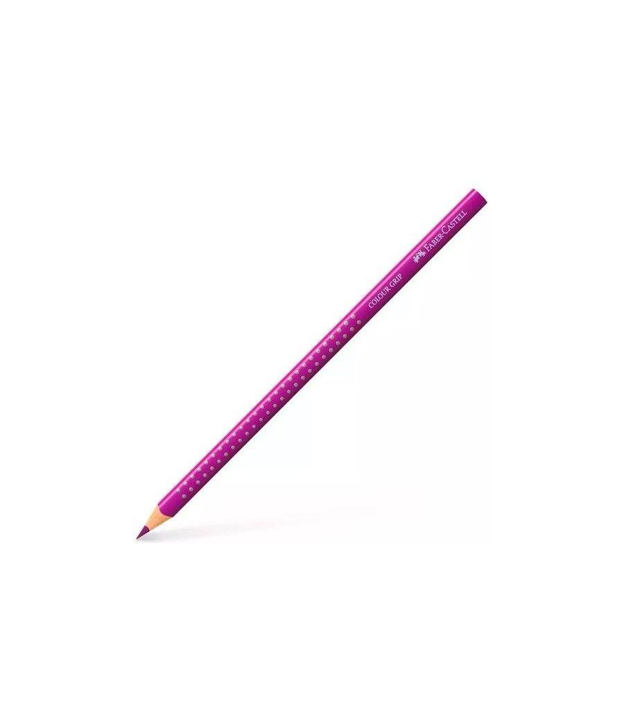 Faber castell lápiz de color acuarelable colour grip carmesí pack 12 unidades
