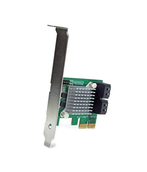 StarTech.com Tarjeta Adaptadora Controladora PCI Express PCI-E SATA 3 III 6Gbps RAID 4 Puertos con HyperDuo - Imagen 2