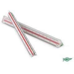 Faibo regla escala de reducción 30 cm - escalímetro (1:100, 1:200, 1:250, 1:300, 1:400, 1:500)