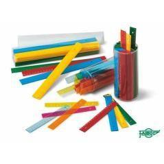 Faibo regla escolar 15 cm colores surtidos bote -100u-