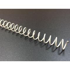 Fellowes espiral metálica paso 5:1 22mm a4 blanco pack 100 ud