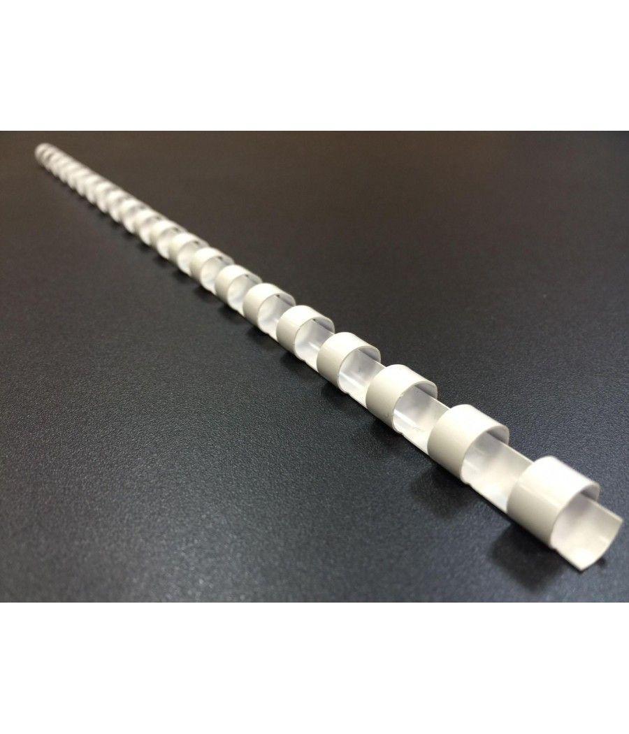 Fellowes pack de 25 canutillos blancos 6 mm