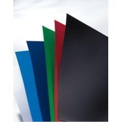 Gbc tapa encuadernación polyclearview 300 micras a4 polipropileno negro mate paquete de 100