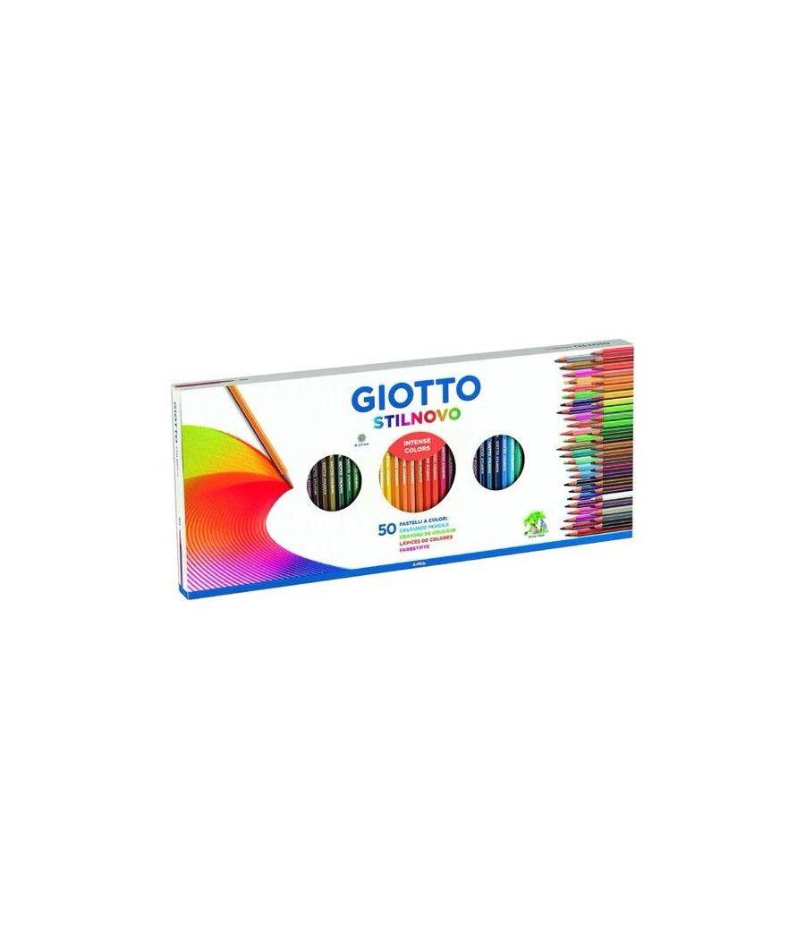 Giotto lápices de colores stilnovo estuche 50u c/surtidos